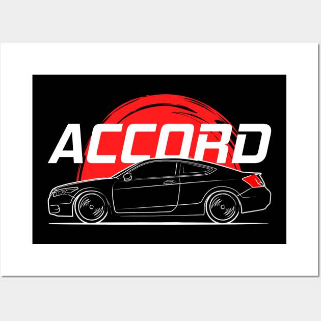 Accord Coupe 8gen JDM Wall Art by GoldenTuners